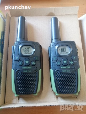Радиостанции Sencor SMR130, Обхват 7 км, снимка 2 - Друга електроника - 42872295