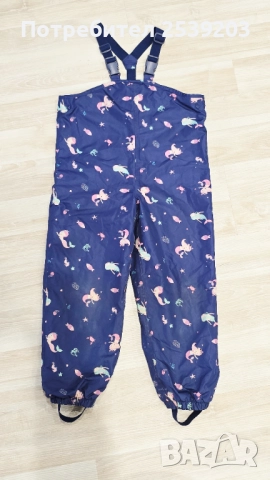 Гащеризон за дъжд и сняг 7-8 години, снимка 3 - Детски панталони и дънки - 52532308