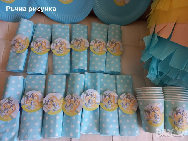 Украса тема Бинго и Блуи, снимка 7 - Декорация за дома - 42036526