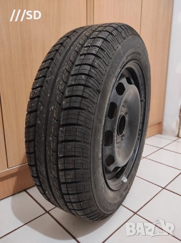 Желязна джанта за Ford Fiesta + гума / CONTINENTAL / 175 / 65 / 14