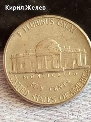 Пет монети пет цента АМЕРИКА различни години за КОЛЕКЦИЯ ДЕКОРАЦИЯ 51919, снимка 8 - Нумизматика и бонистика - 52387567