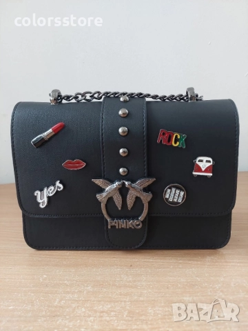 Луксозна черна чанта-VL114T, снимка 4 - Чанти - 43171061