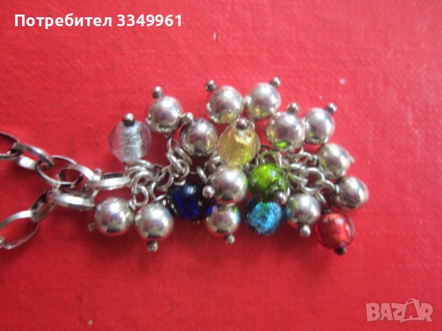 Уникално дизайнерско сребърно колие с камъни , снимка 7 - Колиета, медальони, синджири - 36622296