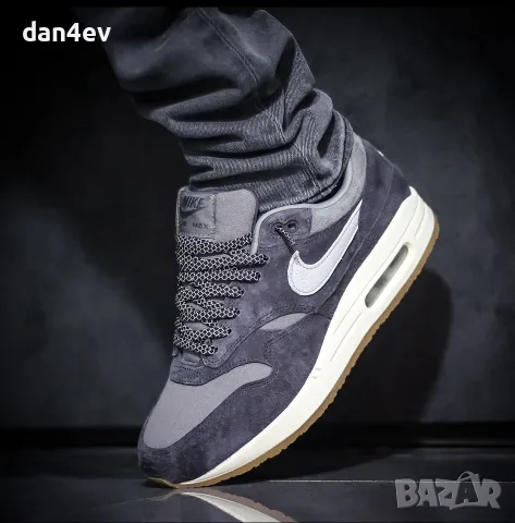 Nike Air Max 1 Premium Crepe "Soft Grey", снимка 4 - Маратонки - 56031494
