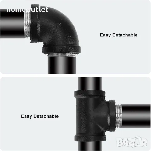 ПРОМОЦИЯ Стенна релса за окачване UNHO ZJJ324-G1, снимка 6 - Закачалки - 49086029