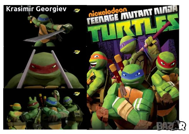 Продавам на флаша или  видео касети с филми за деца -Костенурките нинджа -13 филма, снимка 13 - Анимации - 48563554