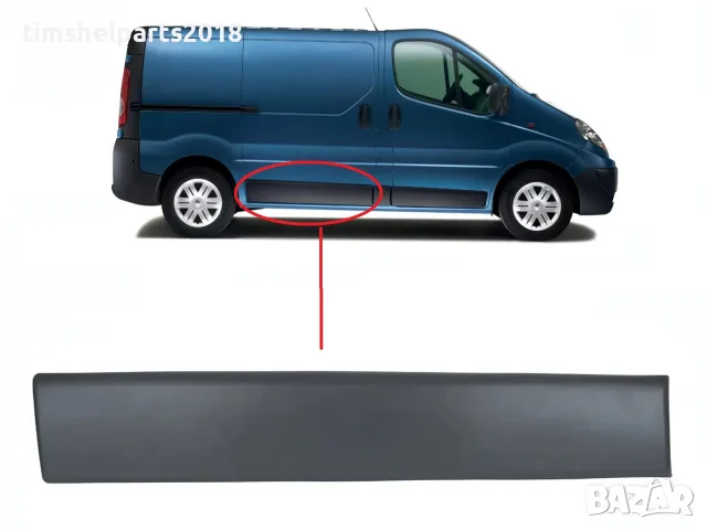 Лайстна Дясна Странична за Renault Trafic II , Opel Vivaro, Nissan 2001-2013