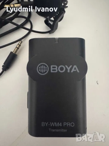 Безжичен микрофон с брошка Boya BY-WM4 Pro k2, снимка 2 - Друга електроника - 53333029