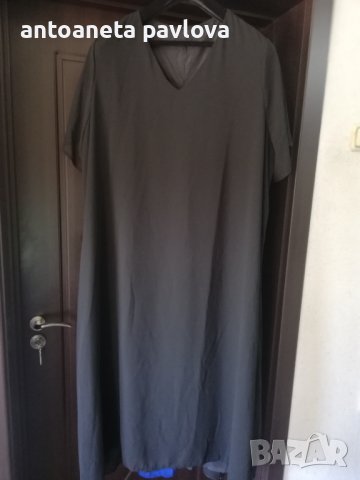 Дълга черна рокля, снимка 11 - Рокли - 42494845