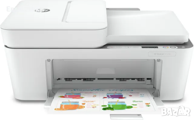 Мултифункционалнo устройствo AiO HP - DeskJet 4120e, бяло. Без мастило