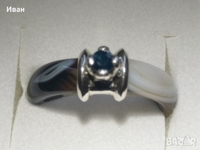 Пръстен Оникс, снимка 2 - Пръстени - 36443488