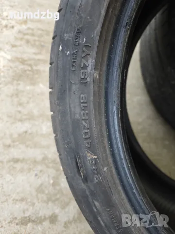 245 40 18 Dunlop sportmax 2021 2 броя, снимка 4 - Гуми и джанти - 49759080