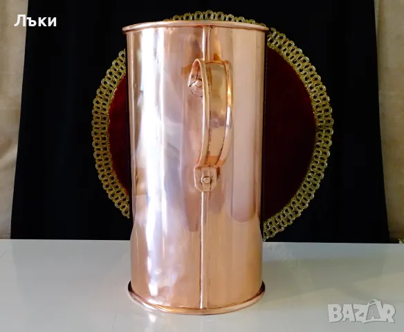 Медна кана за вино 5 литра,чиста червена мед. , снимка 6 - Антикварни и старинни предмети - 50143662