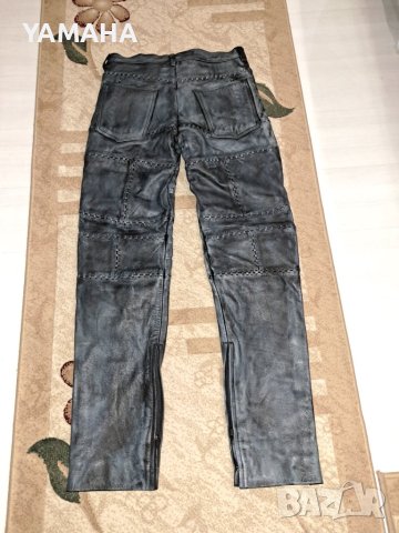 Мъжки  Мото  Панталон  ЕСТЕСТВЕНА КОЖА , снимка 7 - Панталони - 42845991