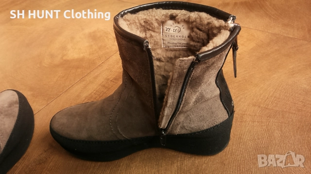 STOCKHOLM DESIGN GROUP размер EUR 37 зимни дамски боти 77-11-S, снимка 16 - Дамски боти - 52639956