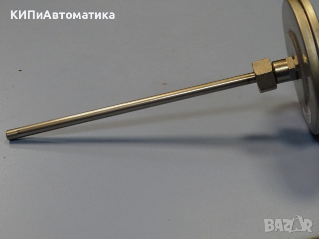 биметален термометър JUMO immersion thermometer ф100mm, 0/+200°C, L-200mm, снимка 8 - Резервни части за машини - 36530682
