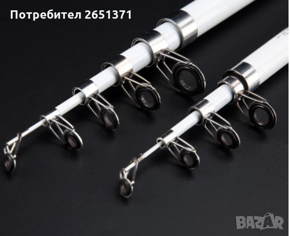 телескоп за морски риболов, щука, сом,шаран - 2.40 м., 2.70 м., 3.00 м, 3.60 м., снимка 3 - Въдици - 33954040