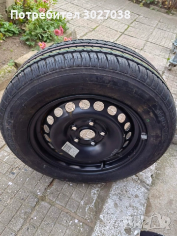 Гума с джанта 1 бр., снимка 2 - Гуми и джанти - 52553878