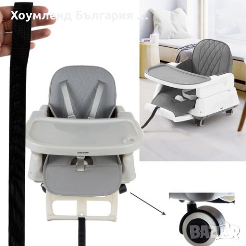 Висок детски стол за хранене 6в1, снимка 3 - Други стоки за дома - 42078713