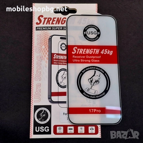 iPhone 17 Pro стъклен протектор, снимка 2 - Фолия, протектори - 51932186
