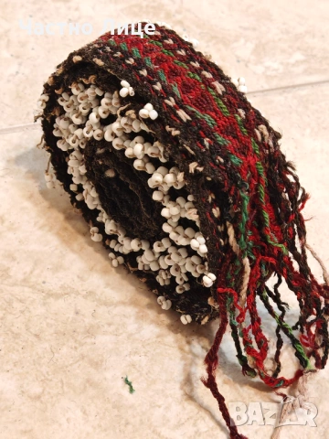 Оригинален Хърцойски Над Сто Годишен Дамски Колан от 1920те г.за Народна Носия, снимка 2 - Антикварни и старинни предмети - 54160641