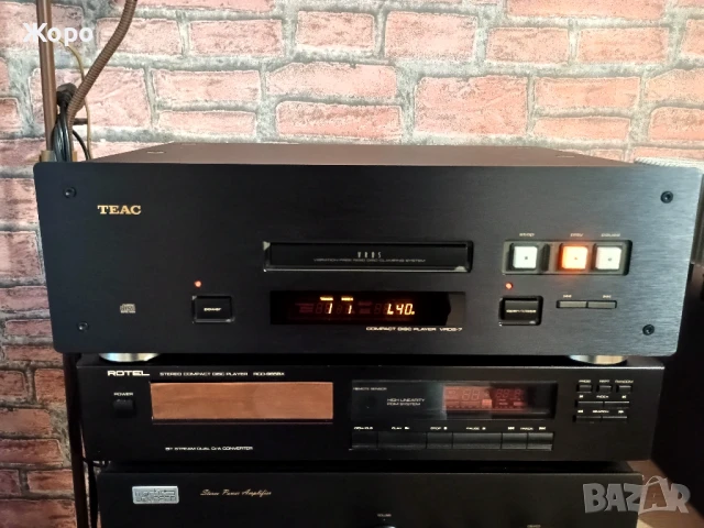 ⏯️Клип. Tеаc VRDS7 4х 20bit 2x Philips SAA7350GP dual dacs, снимка 5 - Декове - 51202296