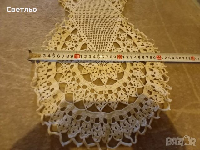 Каре плетено на една кука Плетка Декорация, снимка 5 - Декорация за дома - 38898309