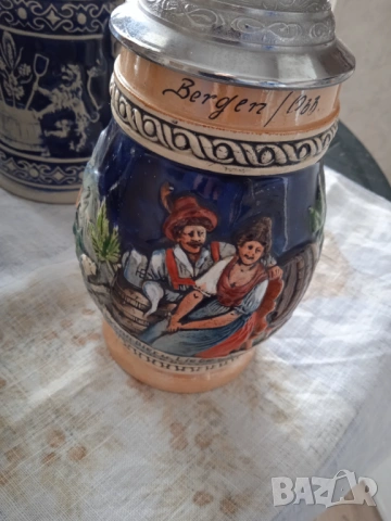  Колекция 6 бр.керамични халби, Подарък кофа за лед!, снимка 7 - Картини - 47522990