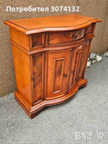 Конзолен шкаф с интарзия, снимка 3 - Шкафове - 49780881