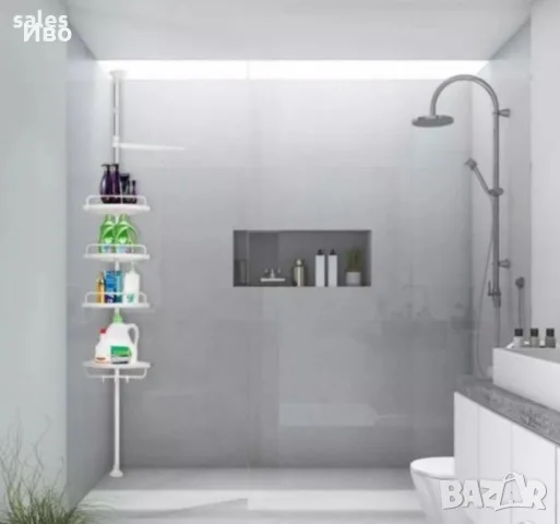 Етажерка за баня – ъглова, телескопична – 35 €, снимка 4 - Етажерки - 56047492