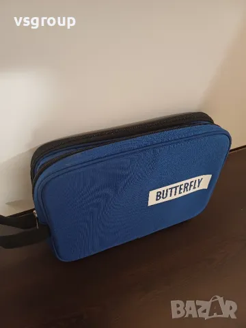 Butterfly двоен калъф за тенис на маса, нов