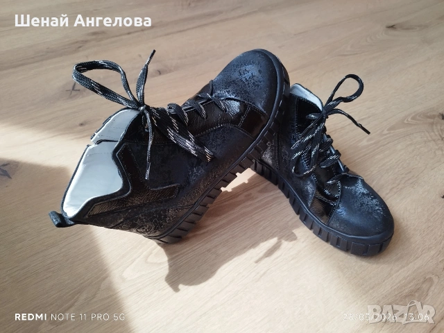 Нови кецове естествена кожа , снимка 2 - Детски маратонки - 54025052