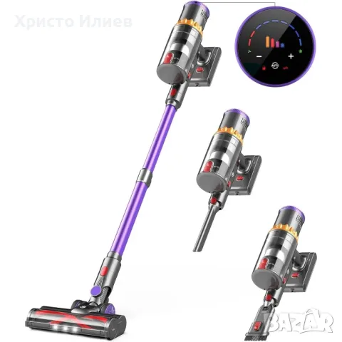 Вертикална прахосмукачка Chebio V18 550W с 2 батерии