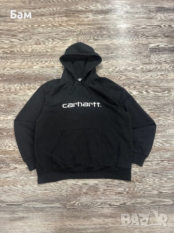 Оригинален мъжки суйтшърт Carhartt Hooded Sweat размер Л, снимка 2 - Суичъри - 52345176