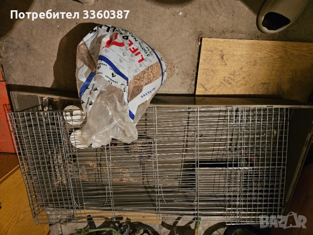 голяма клетка за заек или друг гризач, снимка 6 - Други - 52100007