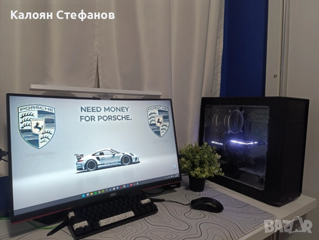 Геъмърски кмпютър RTX 3060 Ti Intel Corei5 32 GB Ram 512 GB SSD