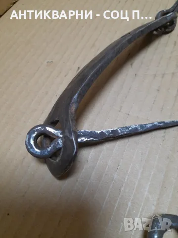 Комплект Стари Ръчно Ковани Резета От Соца., снимка 7 - Антикварни и старинни предмети - 48668843