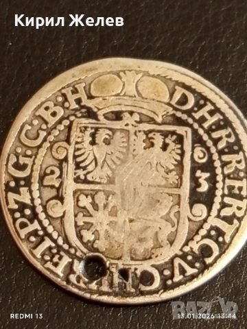 Сребърна монета 1623г. Кьонигсберг Орт Георг Вилхелм Източна Прусия 52935, снимка 12 - Нумизматика и бонистика - 53084718