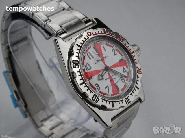 ВОСТОК АМФИБИЯ АВТОМАТИЧЕН-“RADIO ROOM” ref: 110750, снимка 12 - Мъжки - 54129556