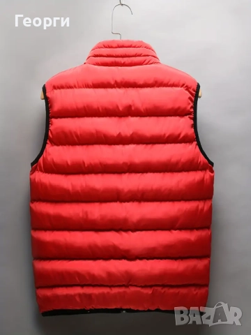 Червен топъл елек, уникекс, снимка 2 - Якета - 51606169