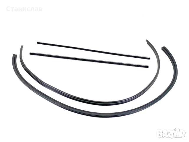 Mercedes W126 Pre-Face Уплътнение с метални четки за люк , снимка 2 - Части - 50429657