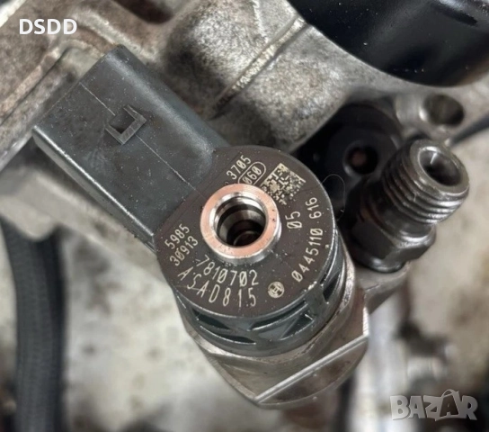 Дюзи 0445110616, ГНП 0445010517 и рейл 0445214135 за BMW 2.0D N47, снимка 2 - Части - 51869975