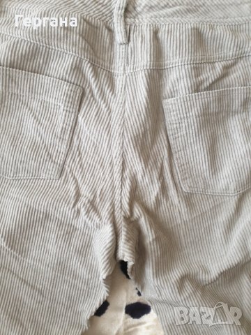 Бели кадифени джинси, снимка 4 - Дънки - 37820854