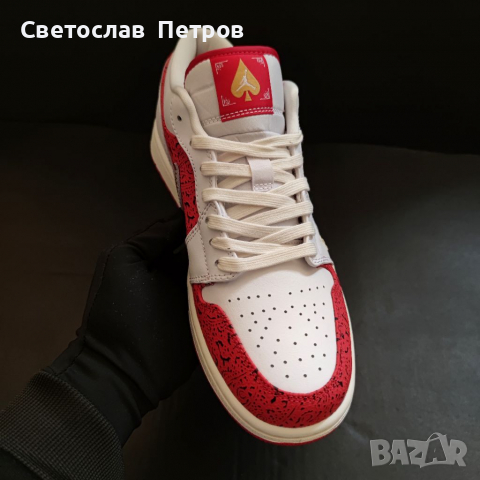 Nike Air Jordan 1 Spades, снимка 3 - Маратонки - 36502490