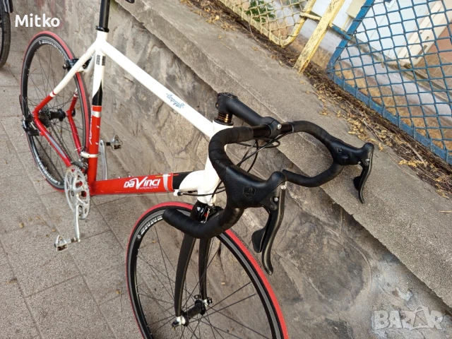 28 цола алуминиев велосипед с 24 скорости палцови команди усилени капли карбонова вилка като нов , снимка 6 - Велосипеди - 50740956