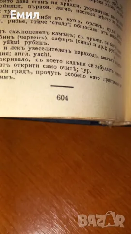 Антикварен "Речник на чуждите думи в българския езикъ", снимка 7 - Специализирана литература - 50036877