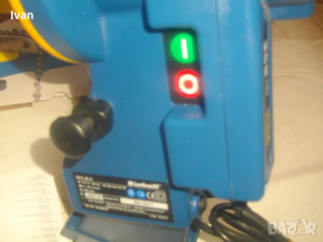 85W Ф108мм НОВА ОРИГИНАЛНА НЕМСКА ЕЛЕКТРИЧЕСКА МАШИНА 2007г. ЗАТОЧВАНЕ ВЕРИГИ ВЕРИЖНИ ТРИОНИ EINHELL, снимка 15 - Други инструменти - 47967265