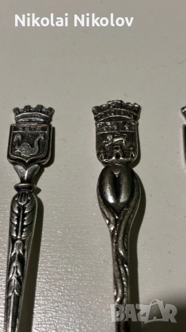 Посребрени лъжици, снимка 9 - Антикварни и старинни предмети - 52100873