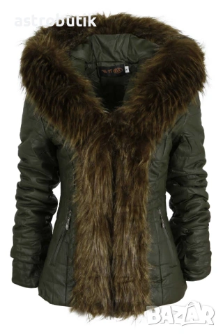 Шикозно кожено яке , снимка 2 - Якета - 54150117