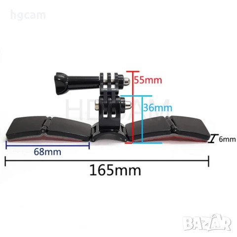  Chin Mount Modular 1.0 – Стойка за брадичката на мото каска, снимка 2 - Чанти, стативи, аксесоари - 50487197